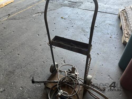 Welding Trolley with Gauges