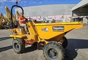2021 THWAITES 3T SWIVEL SITE DUMPER WITH 1192 HOURS