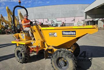 2021 THWAITES 3T SWIVEL SITE DUMPER WITH 1192 HOURS