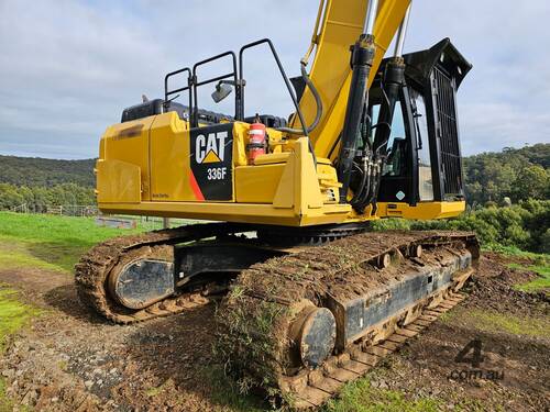 caption 2016 CATERPILLAR 336FL HARVESTER WITH SATCO 325T HEAD