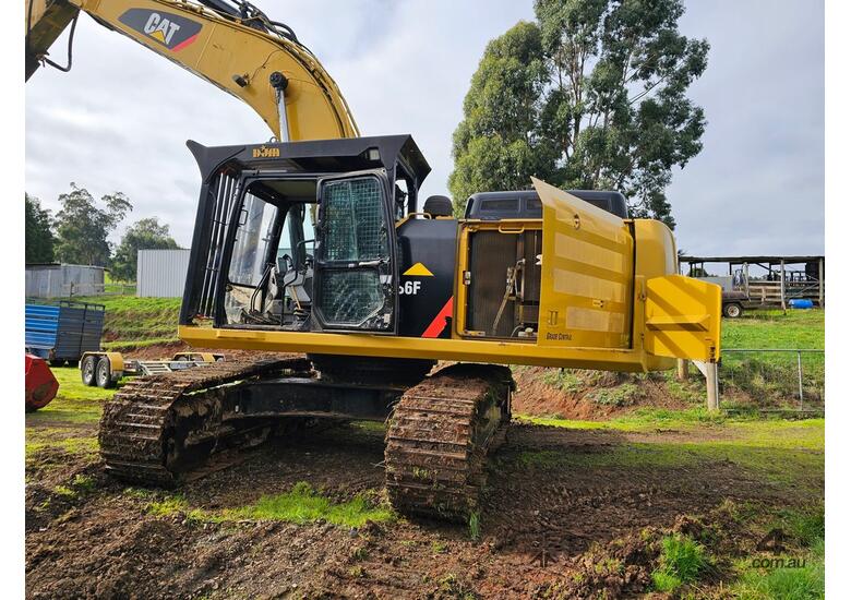 caption 2016 CATERPILLAR 336FL HARVESTER WITH SATCO 325T HEAD