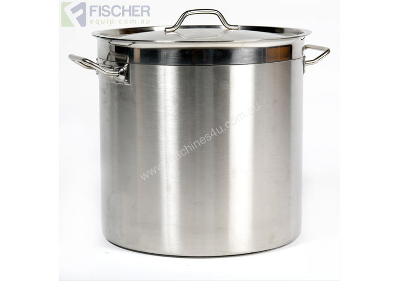 caption 50L COMMERCIAL STAINLESS STEEL STOCK POT