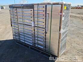 Unused Steelman 2.1m Work Bench/Tool Cabinet, 35 Drawers, 1 Door  - picture1' - Click to enlarge