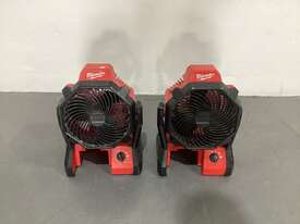 Milwaukee cordless work fans - picture0' - Click to enlarge