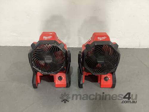 Milwaukee cordless work fans