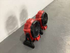 Milwaukee cordless work fans - picture0' - Click to enlarge