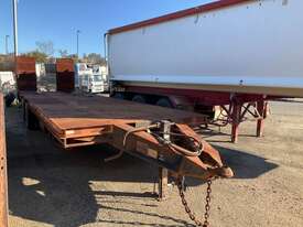 1997 Custom Tandem Axle Beaver Tail Plant Trailer - picture0' - Click to enlarge