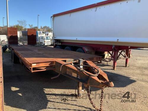 1997 Custom Tandem Axle Beaver Tail Plant Trailer