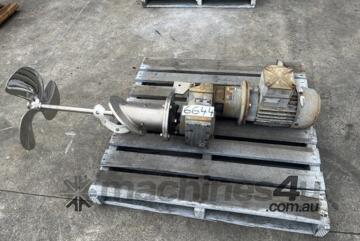 Side mounted Liquid Agitator, Shaft length 490mm, Impeller 500mm Dia