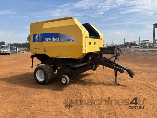 caption 2007 New Holland 150R4 Round Baler