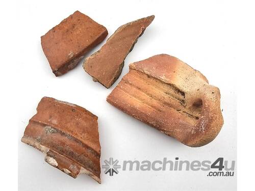 caption A COLLECTION OF 600 YEAR OLD MEDIEVAL POTTERY