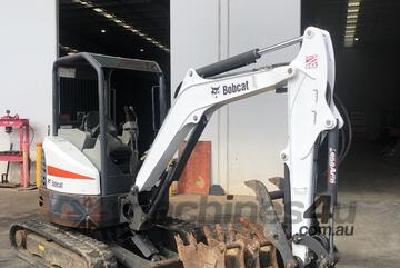 Bobcat E26 3T Mini Excavator - Great Bucket Pack, Ready To Go & Ready To Work!