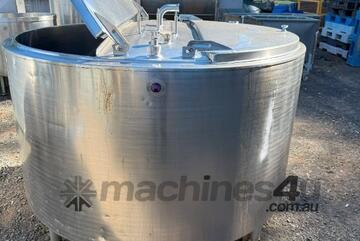 Tank Stainless steel Jacketed 1400 Litres 1530mm wide 780mm Deep
