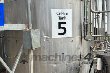 Insulated Stainless Steel cream tank 10.5kl Capacity