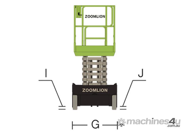 caption Zoomlion ZS0407E Scissor lift