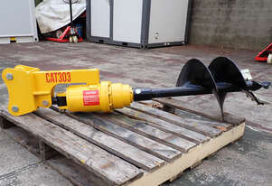 New 3-6 ton (40mm pin) Excavator Auger Drive, Cradle Hitch, 400mm Bit