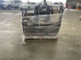1 X Pallet Wooden Stools with Metal Frame Legs Stackable 50 Chairs Approx. - picture2' - Click to enlarge