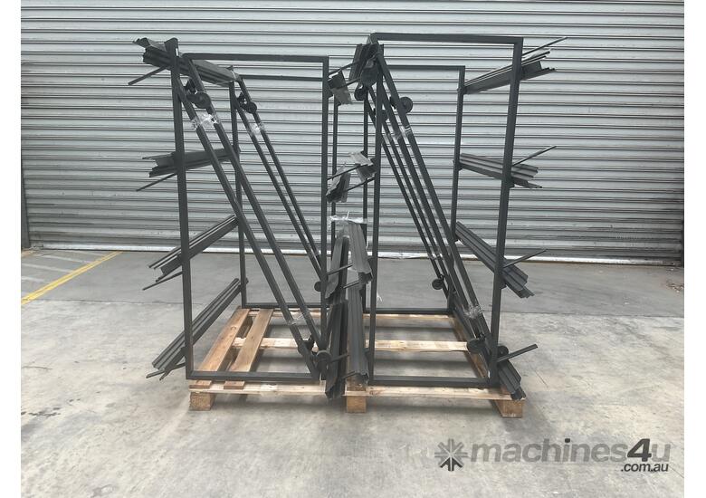 caption 1 X Pallet of Racking Components. Upright Beams, Cross Beams.