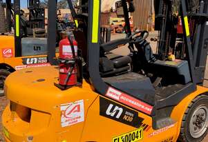 UN FD30T-NJM1 2021 3.0T Diesel Forklift - 3,000kg Capacity, 3m Lift Height