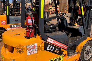 UN FD30T-NJM1 2021 3.0T Diesel Forklift - 3,000kg Capacity, 3m Lift Height