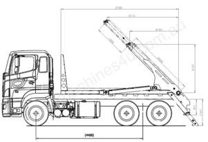 new skip bin loader JWS120 aust spec12t bin lifter