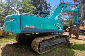 2010 KOBELCO SK330-8 EXCAVATOR WITH GRAB AND SAW 2010 KOBELCO SK330-8 EXCAVATOR WITH GRAB AND SAW