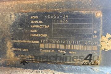 Komatsu GD 655-3A Motor Grader