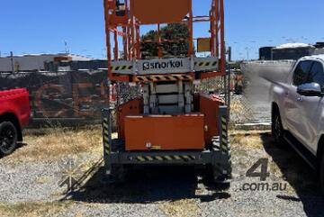2023 Snorkel S3370RT Diesel Rough Terrain Scissor Lift 12m, Low Hours, Bi-Energy