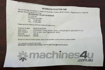 2015 Scania G480 6x4 Prime Mover