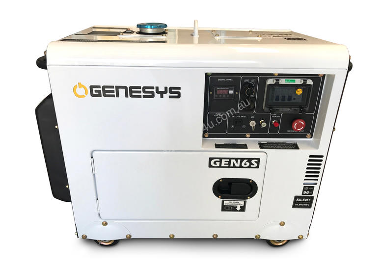 Click to view full size photos Portable Diesel Generator 6KVA 415V Silenced