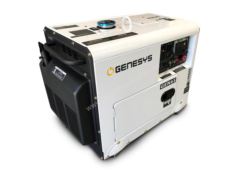 Click to view full size photos Portable Diesel Generator 6KVA 415V Silenced