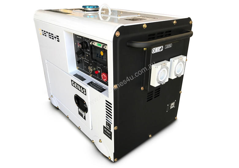Click to view full size photos Portable Diesel Generator 6KVA 415V Silenced