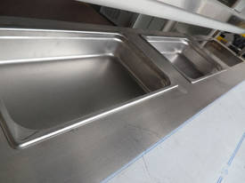 Second Hand Stainless Steel Bench with Bain Marie  - picture0' - Click to enlarge