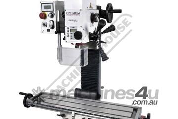 Opti-Mill Drill - Geared & Tilting Head BF-20LV Table Travel: (X) - 480mm (Y) - 175mm (Z) - 280mm El