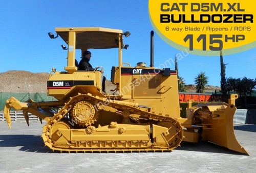 CAT D5M.XL Bulldozer / D5 Dozer - Rippers fitted