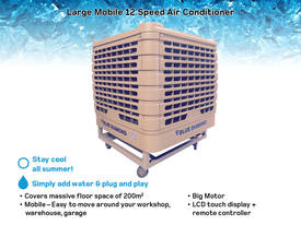 Premium Large Mobile Evaporative Air Conditioner up to 200m2 - Cooler / Shed - picture0' - Click to enlarge
