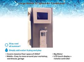 Premium Large Mobile Evaporative Air Conditioner up to 200m2 - Cooler / Shed - picture2' - Click to enlarge