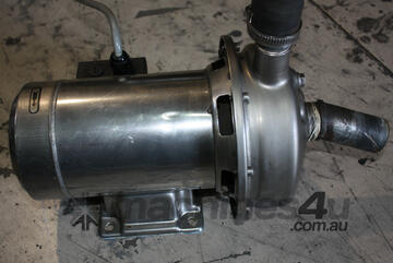 Stainless 3 phase pump 1Hp .75Kw