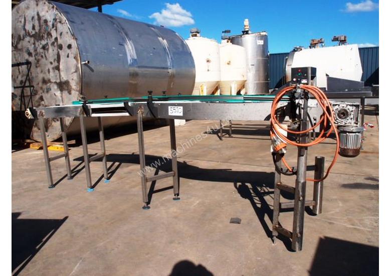 caption Plastic Intralox Belt Conveyor.