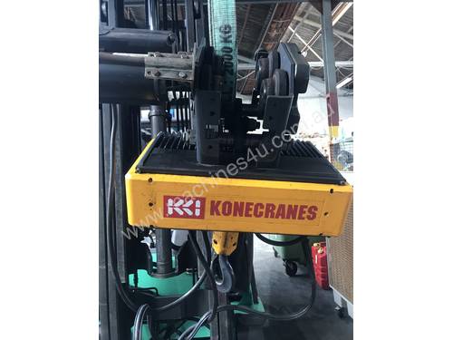 Electric Chain Hoist 1.5 Ton  Shop Crane Konecranes XN10 with Power Gantry Trolley