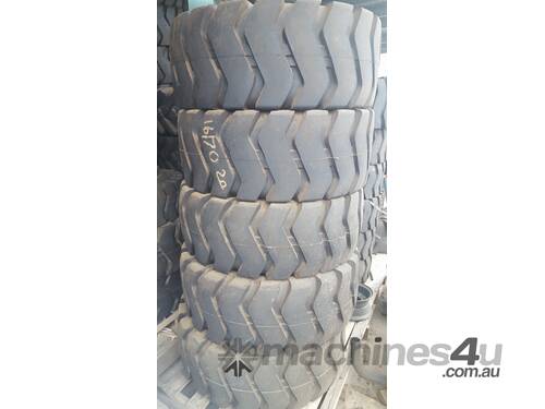 caption 16/70-20 earthmover / wheel loader / telehandler / machinery tyre