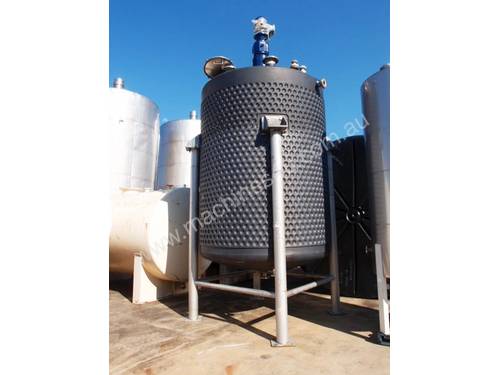 Stainless Steel Jacketed Mixing Tank, Capacity: 14,500Lt