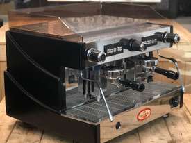 GRIMAC TWENTY 2 GROUP BLACK STAINLESS ESPRESSO COFFEE MACHINE - picture0' - Click to enlarge
