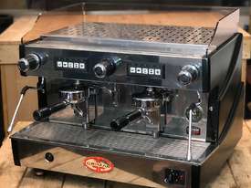 GRIMAC TWENTY 2 GROUP BLACK STAINLESS ESPRESSO COFFEE MACHINE - picture1' - Click to enlarge