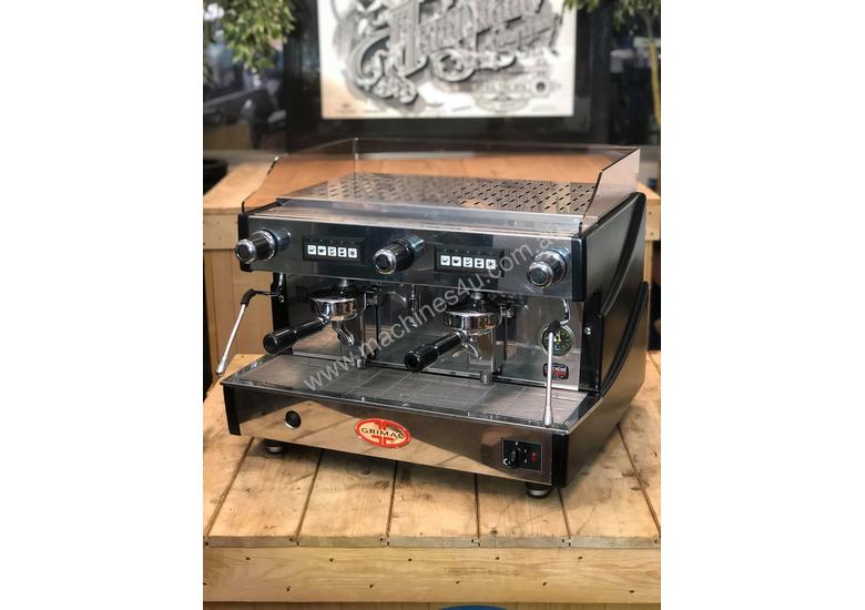 Used GRIMAC GRIMAC TWENTY 2 GROUP BLACK STAINLESS ESPRESSO COFFEE MACHINE Coffee Machines in