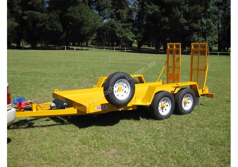 caption No.16 Tandem Axle Plant Transport Trailer