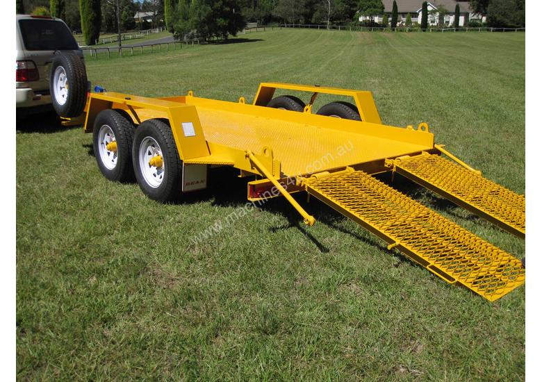 caption No.16 Tandem Axle Plant Transport Trailer