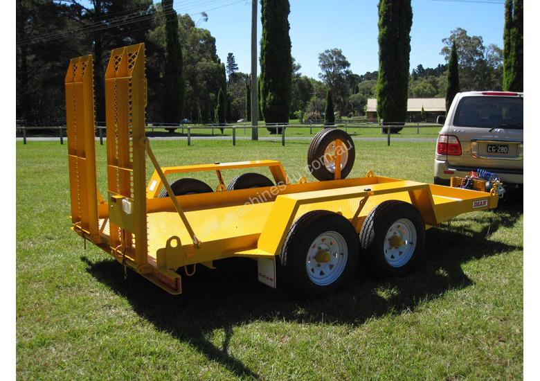 caption No.16 Tandem Axle Plant Transport Trailer