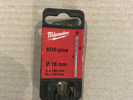Milwaukee 16mm x 160mm SDS-plus Masonry Concrete Drill Bit 4932-3070-80 - picture2' - Click to enlarge