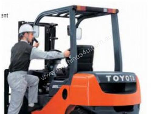Toyota Counterbalance 2 Ton fork lift for HIRE